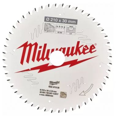 Пильный диск MILWAUKEE для циркулярной пилы по дереву 210x30x2.8x48 4932471325 ― MILWAUKEE