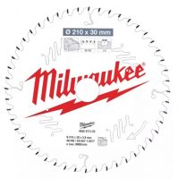 Пильный диск MILWAUKEE для циркулярной пилы по дереву 210x30x2.8x48 4932471325