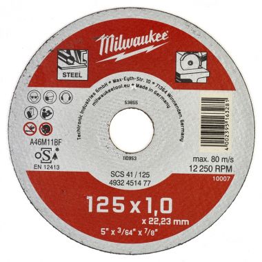 Отрезные диски по металлу SCS 41 MILWAUKEE 4932451478 ― MILWAUKEE