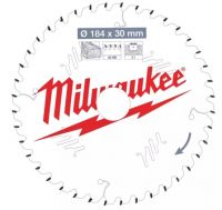 Пильный диск MILWAUKEE для циркулярной пилы по дереву 184x30x2,1x40 4932471298