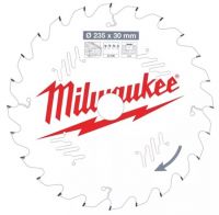 Пильный диск MILWAUKEE для циркулярной пилы по дереву 235x30x2,4x24 4932471305