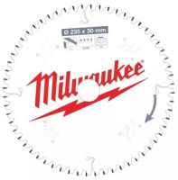 Пильный диск MILWAUKEE для циркулярной пилы по алюминию 235x30x2,4x60 4932471309