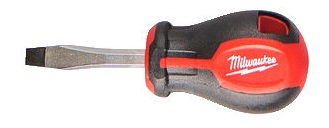 Отвертка магнитная MILWAUKEE с трехгранной рукояткой SL 1,2x6,5x45 4932471780 ― MILWAUKEE