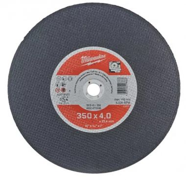 Отрезной диск по металлу MILWAUKEE SCS 41/350х4,0 PRO+ 4932471989 ― MILWAUKEE