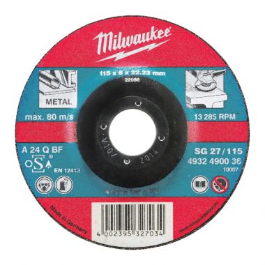 Шлифовальные диски по металлу SG 27 MILWAUKEE 4932490099 ― MILWAUKEE