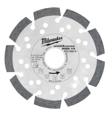 Алмазный диск HUDD MILWAUKEE 4932399819 ― MILWAUKEE