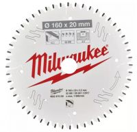Пильный диск MILWAUKEE для циркулярной пилы по алюминию 160x20x2,2x52 4932471292