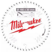 Пильный диск MILWAUKEE для циркулярной пилы по алюминию 160x20x2,2x52 4932471292