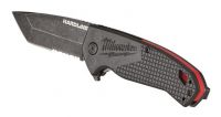 Нож MILWAUKEE HARDLINE Serrated выкидной с зазубренным лезвием 48221998