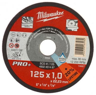 Отрезной диск по металлу SCS41 MILWAUKEE 4932451488 ― MILWAUKEE