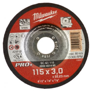 Отрезной диск MILWAUKEE SC 42/115х3 PRO+ 4932451495 ― MILWAUKEE