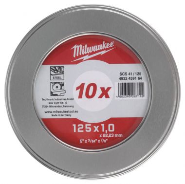 Отрезной диск MILWAUKEE SCS41/125X1 10 шт. 4932459164 ― MILWAUKEE