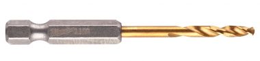 Сверло по металлу MILWAUKEE RedHEX HSS-G TiN 3.3мм 2шт 4932471089 ― MILWAUKEE