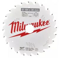 Пильный диск MILWAUKEE для циркулярной пилы по дереву 184x30x1,6x24 4932471297