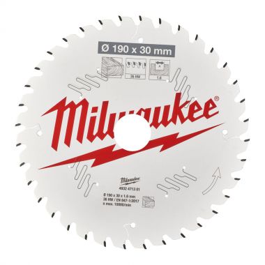 Пильный диск MILWAUKEE для циркулярной пилы по дереву 190x30x1,6x36 4932471301 ― MILWAUKEE