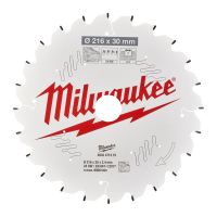 Пильный диск MILWAUKEE для торцовочной пилы по дереву 216x30x2,4x24 4932471315