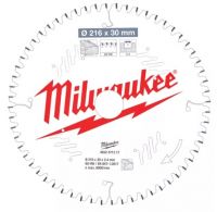 Пильный диск MILWAUKEE для торцовочной пилы по дереву 216x30x2,4x60 4932471317