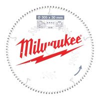 Пильный диск MILWAUKEE для торцовочной пилы по дереву 305x30x3,0x100 4932471322