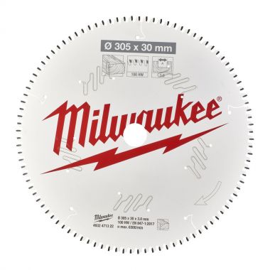 Пильный диск MILWAUKEE для торцовочной пилы по дереву 305x30x3,0x100 4932471322 ― MILWAUKEE
