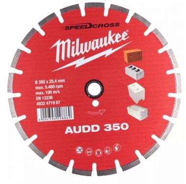 Алмазный диск MILWAUKEE Speedcross AUDD 350 4932471987 ― MILWAUKEE