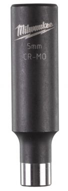 Ударная головка MILWAUKEE 1/4″ SHOCKWAVE™ IMPACT DUTY удлиненная 5 мм 4932472285 ― MILWAUKEE