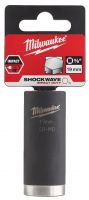 Ударная головка MILWAUKEE 3/8″ SHOCKWAVE™ IMPACT DUTY удлиненная 19 мм 4932478031