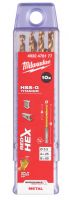 Сверло по металлу MILWAUKEE RedHEX HSS-G TiN 3.5мм 10шт 4932478177