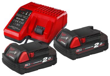 Комплект аккумулятор и зарядное устройство MILWAUKEE M18 NRG-202 4933459213 ― MILWAUKEE