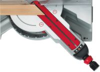 Торцовочная пила с двойным углом наклона MS 304 DB MILWAUKEE 4933471052