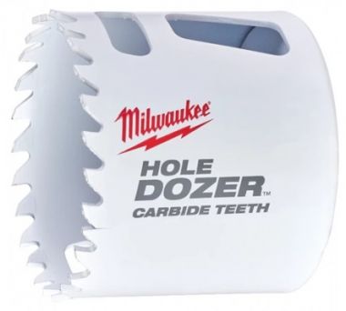 Биметаллическая коронка с твердосплавными зубьями HOLE DOZER CARBIDE 54 мм MILWAUKEE 49560722 ― MILWAUKEE