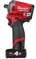 Гайковерт импульсный M12 FIWF12-422X FUEL (Li-Ion2/4Ач) субкомпактный  MILWAUKEE 4933464616