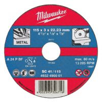 Отрезные диски по металлу SC 42 MILWAUKEE 4932490071