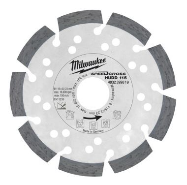 Алмазный диск HUDD MILWAUKEE 4932399820 ― MILWAUKEE