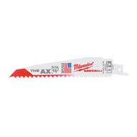 Полотно сабельное SAWZALL™ AX 150х5/3.2 FANG TIP Bi-Metal 8%Co (5шт/уп) (экоупак.) Арт. MILWAUKEE 48475021