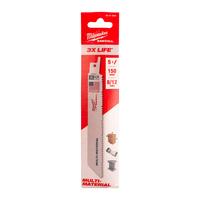 Полотно сабельное SAWZALL™ 150х3.2/2.1 THIN KERF Bi-Metal 8%Co (5шт/уп) (экоупак.) Арт. MILWAUKEE 48475091