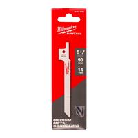 Полотно сабельное SAWZALL™ 90х1.8 для фигурной резки Bi-Metal 8%Co (5шт/уп) (экоупак.) А MILWAUKEE 48475162