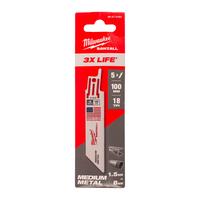 Полотно сабельное SAWZALL™ 100х1.4 THIN KERF Bi-Metal 8%Co (5шт/уп) (экоупак.) Арт. 4847 MILWAUKEE 48475183