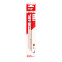 Полотно сабельное SAWZALL™ 200х2.5/1.8 THIN KERF Bi-Metal 8%Co (5шт/уп) (экоупак.) Арт. MILWAUKEE 48475193