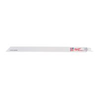 Полотно сабельное SAWZALL™ 300х2.5/1.8 THIN KERF Bi-Metal 8%Co (5шт/уп) (экоупак.) Арт. MILWAUKEE 48475194