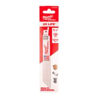 Полотно сабельное SAWZALL™ 150х2.5/1.8 THIN KERF Bi-Metal 8%Co (5шт/уп) (экоупак.) Арт. MILWAUKEE 48475292