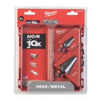Сверла ступенчатые кобальтовые с покрытием AlCrN набор 2ед. (4-20/6-35мм) MILWAUKEE 48899398