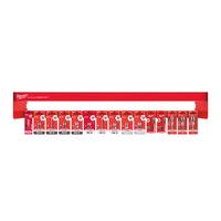 Биты Shockwave для завинчивания, ассорти MILWAUKEE SHOCKWAVE EU Screwdriver - 1 m row 4932451316