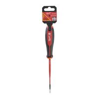 Отвертка диэлектрическая VDE SL 0.6x3.5 x100 трехгранная рукоятка MILWAUKEE 4932478714