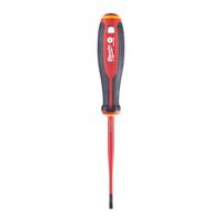 Отвертка диэлектрическая VDE SL 0.8x4 x100 трехгранная рукоятка MILWAUKEE 4932478715