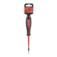 Отвертка диэлектрическая VDE PH/SL1 x80 трехгранная рукоятка MILWAUKEE 4932478733
