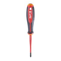 Отвертка диэлектрическая VDE PZ/SL1 x80 трехгранная рукоятка MILWAUKEE 4932478735