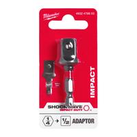 Адаптер ударный для головок SHOCKWAVE™ 1/4" HEX -> 1/2" MILWAUKEE 4932478803