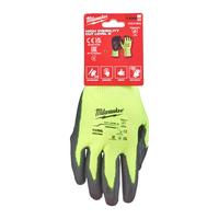 Перчатки защитные Hi-Vis Cut level (Хай Виз Кат Левел) 2/B, XXL/11 MILWAUKEE 4932479925