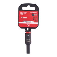 Головка 1/4" ударная удлиненная SHOCKWAVE™ 4мм MILWAUKEE 4932480251