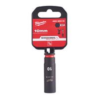 Головка 1/4" ударная удлиненная SHOCKWAVE™ 10мм MILWAUKEE 4932480259